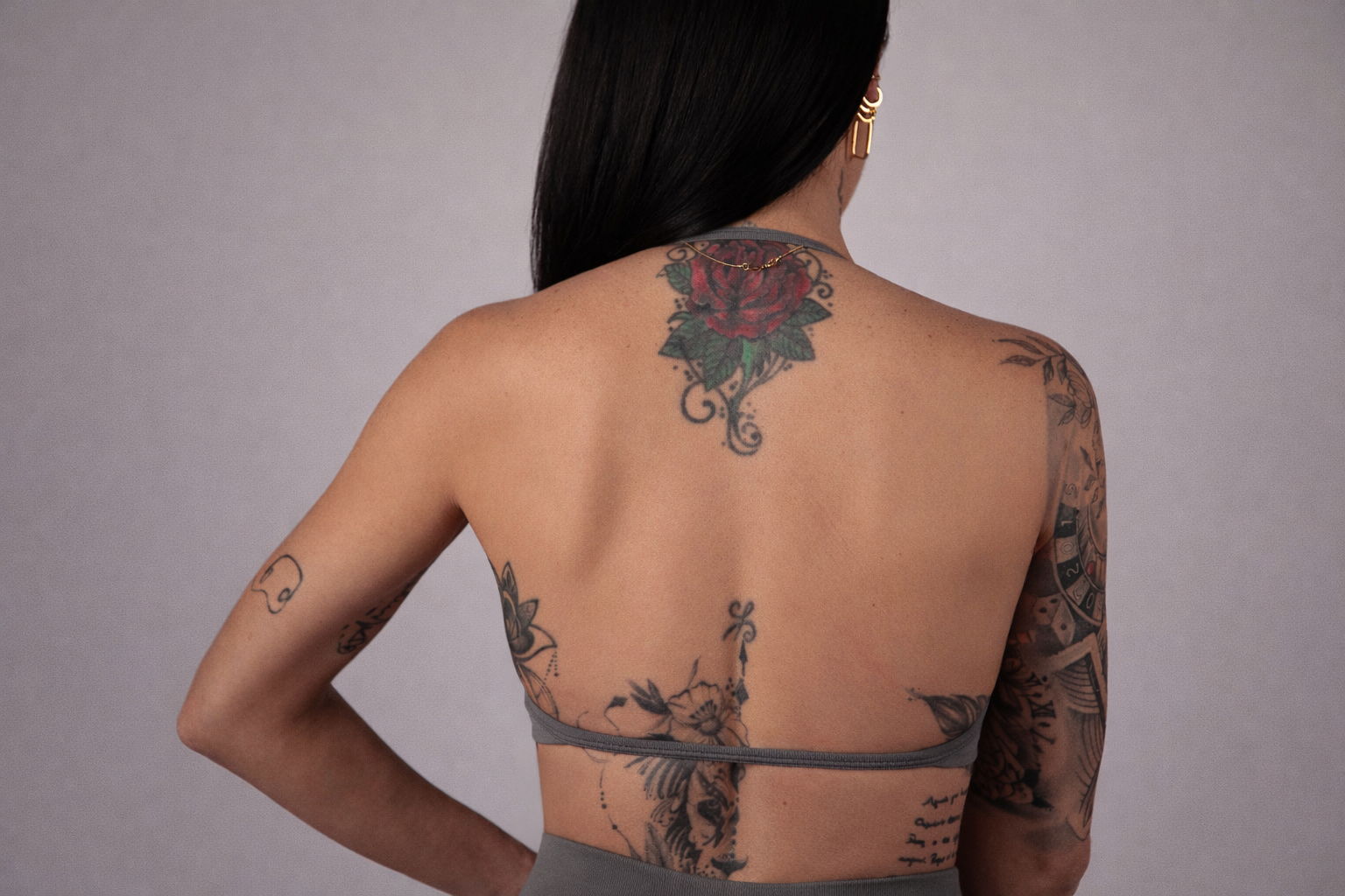 Sport Top Backless Grey