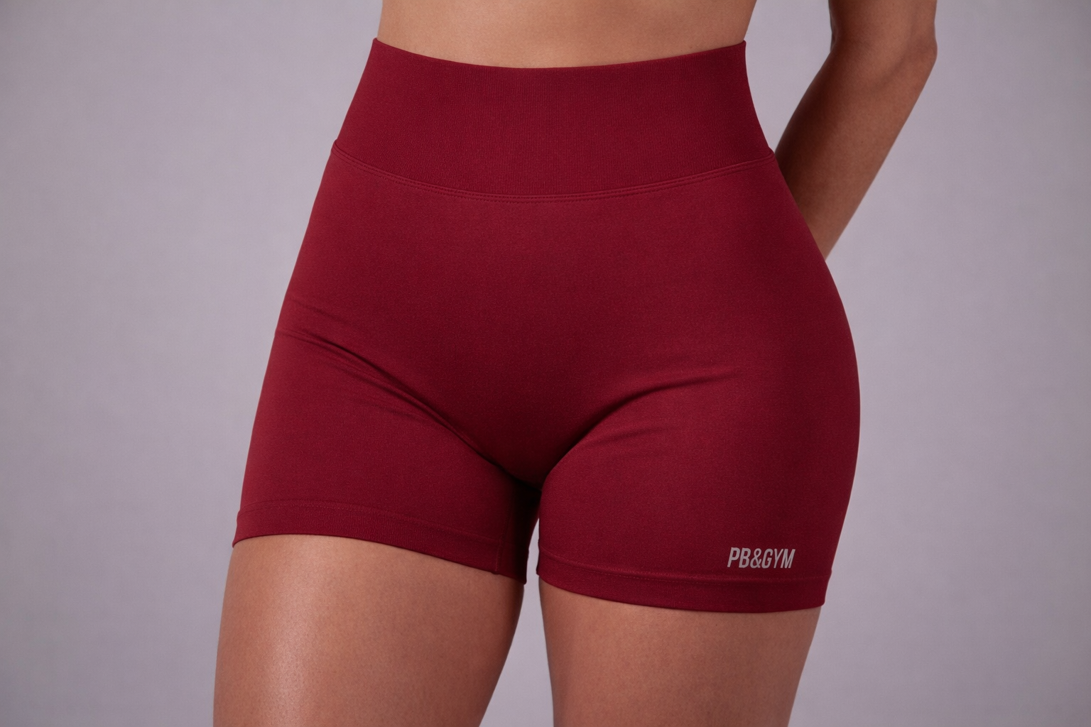 High-Waisted Shorts Red Cherry