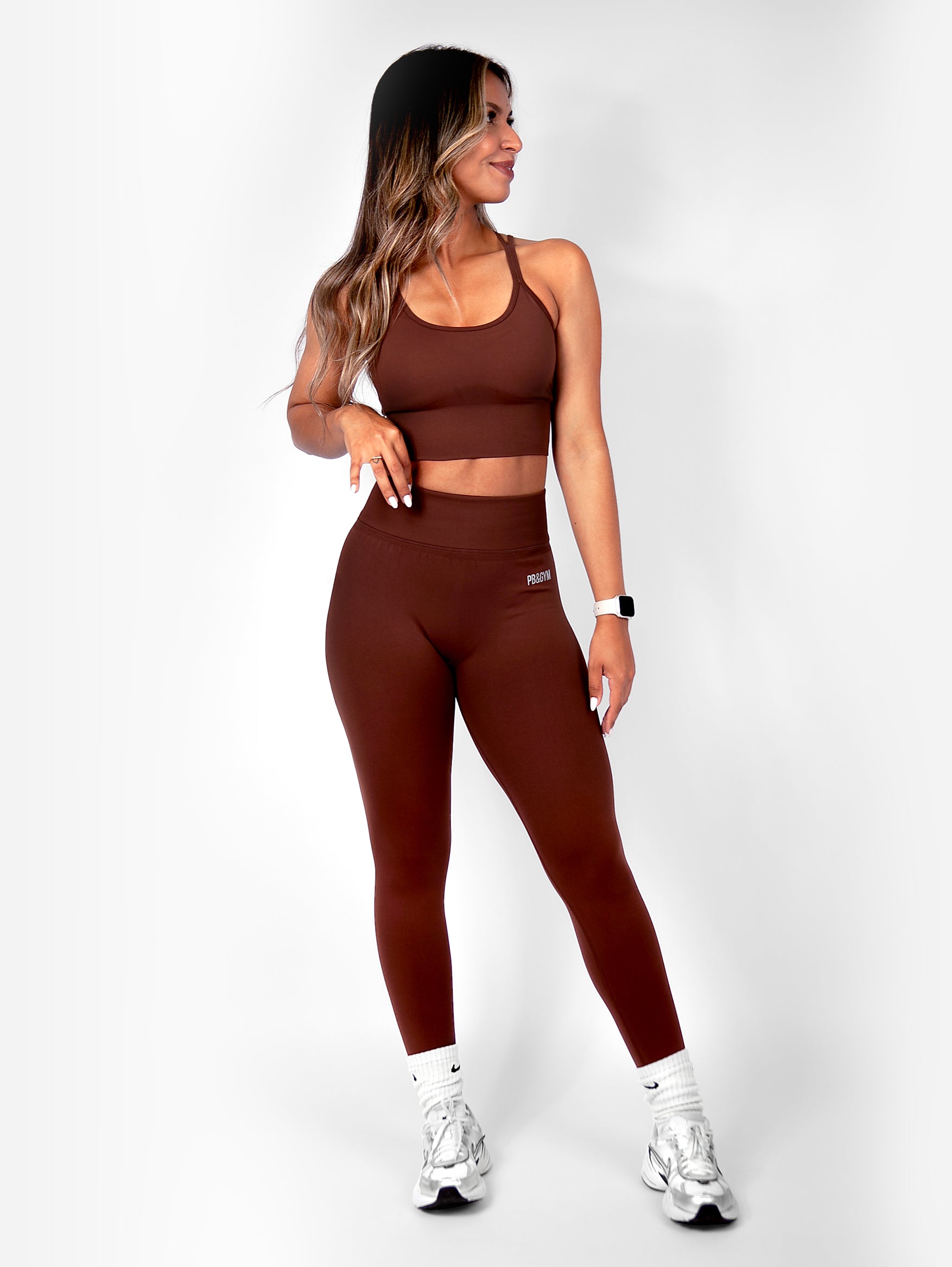 Seamless V-Waist Legging Espresso