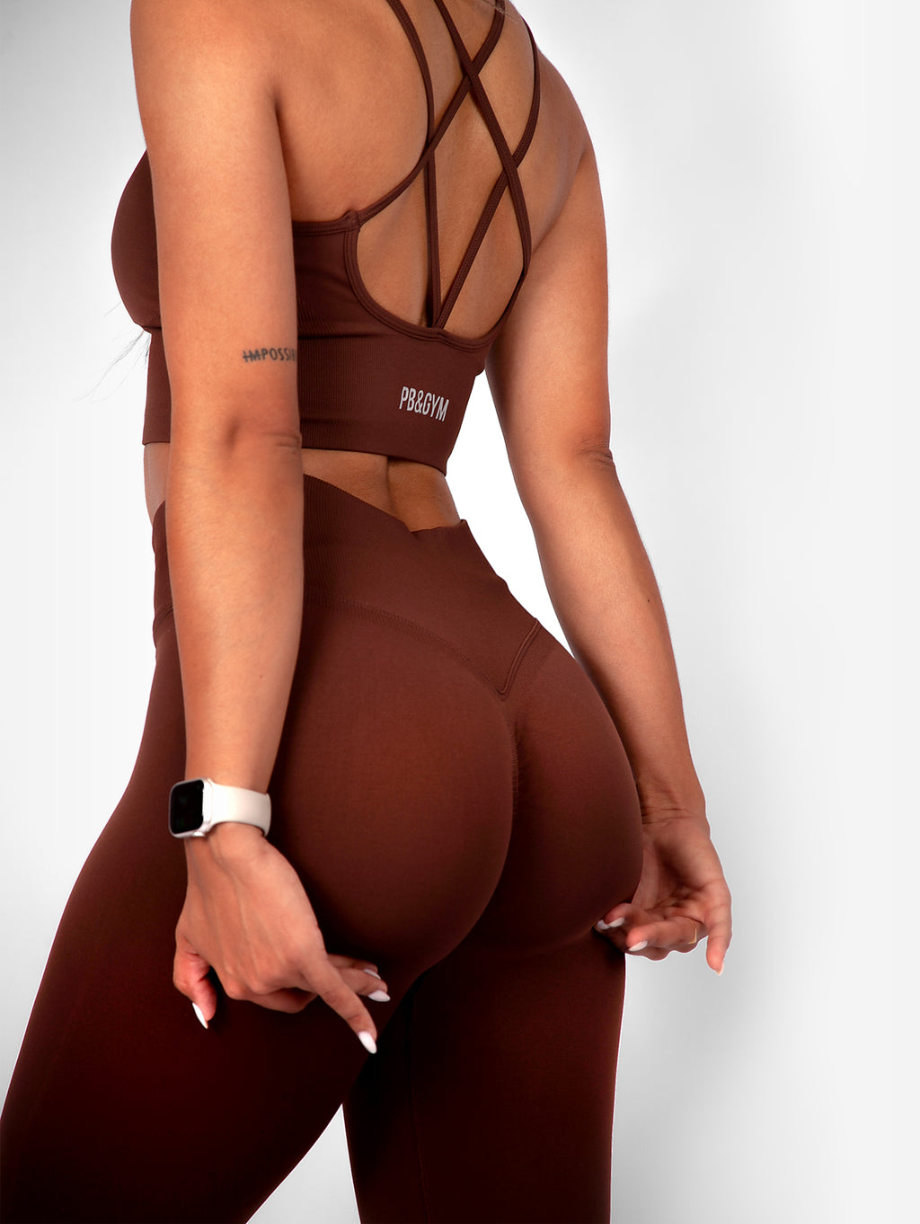 Seamless V-Waist Legging Espresso