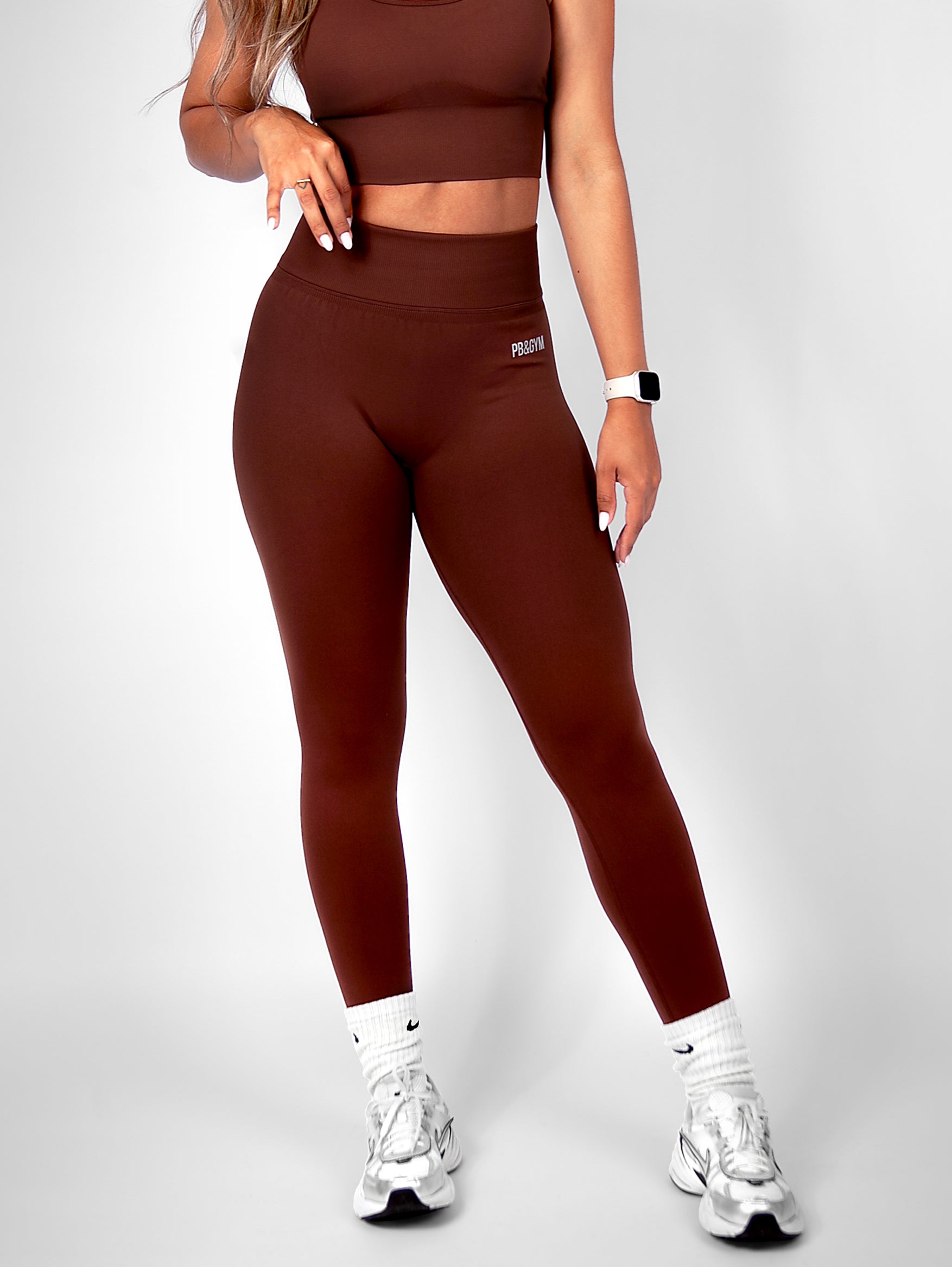 Seamless V-Waist Legging Espresso
